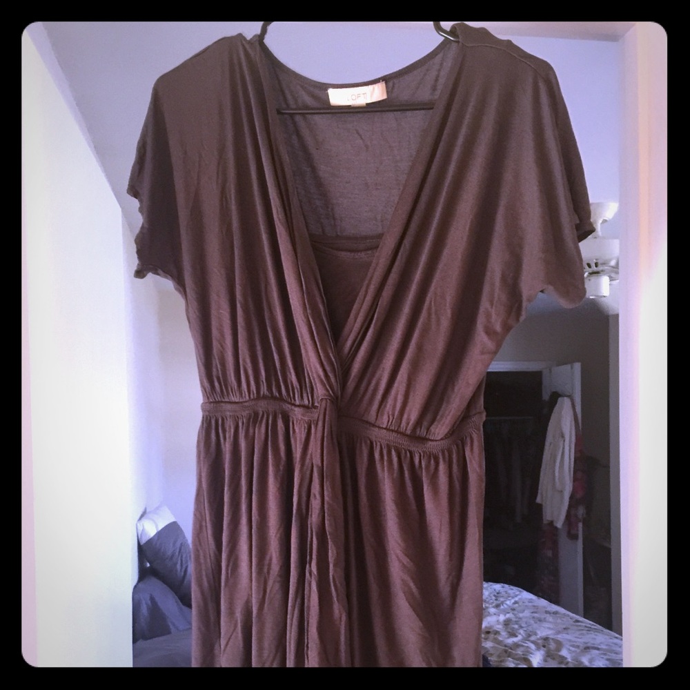 LOFT gray dress